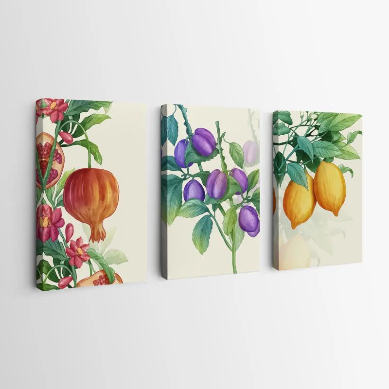 Watercolor Fruit Set mockup 0