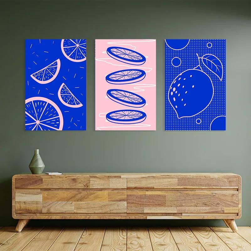 Tablou Multicanvas Lemon Set mockup 2