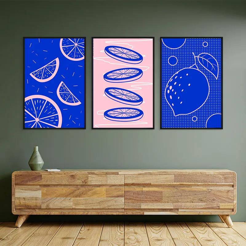 Tablou Multicanvas Lemon Set mockup 2