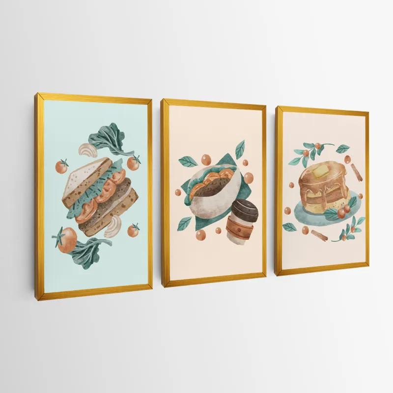 Tablou Multicanvas Food Set mockup 0