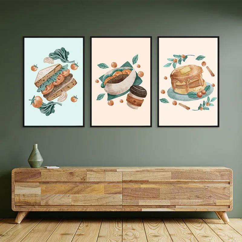 Tablou Multicanvas Food Set mockup 2