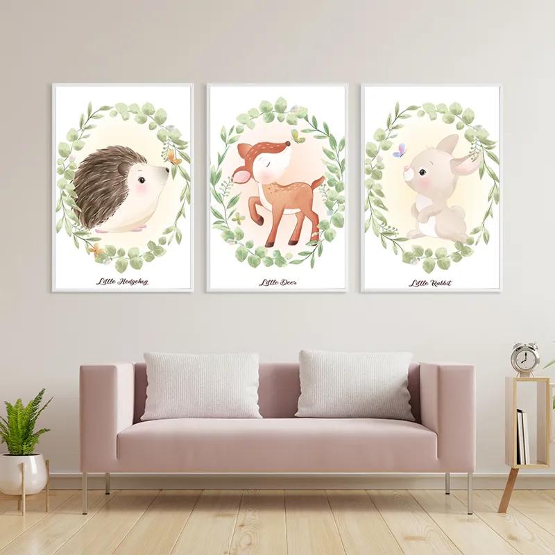 Tablou Multicanvas Animals Portrait mockup 3