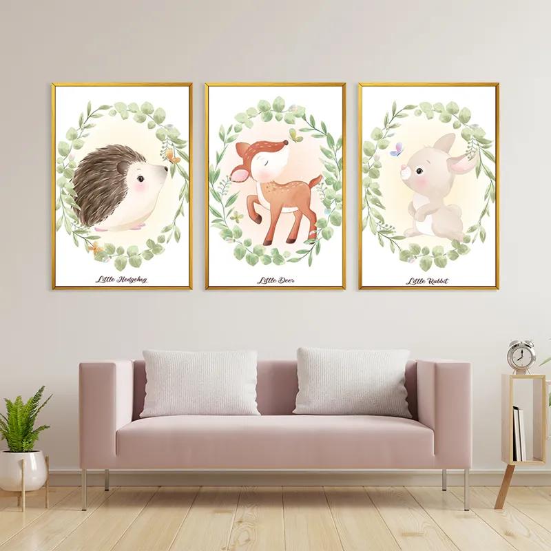 Tablou Multicanvas Animals Portrait mockup 3