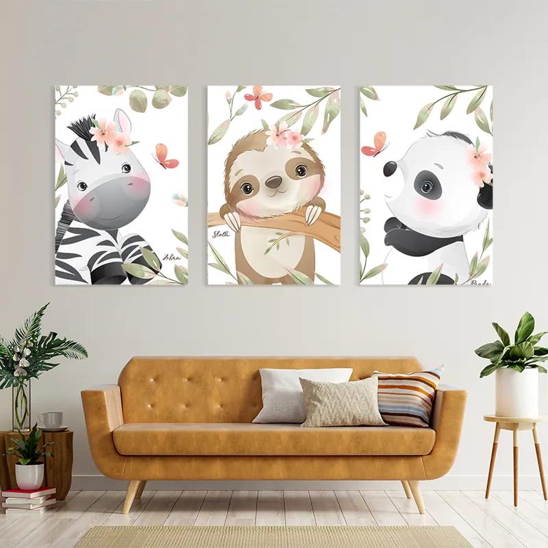 Tablou Multicanvas Cutenimals mockup 4