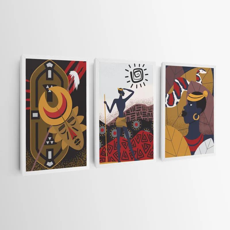 Tablou Multicanvas Hunters Set mockup 0