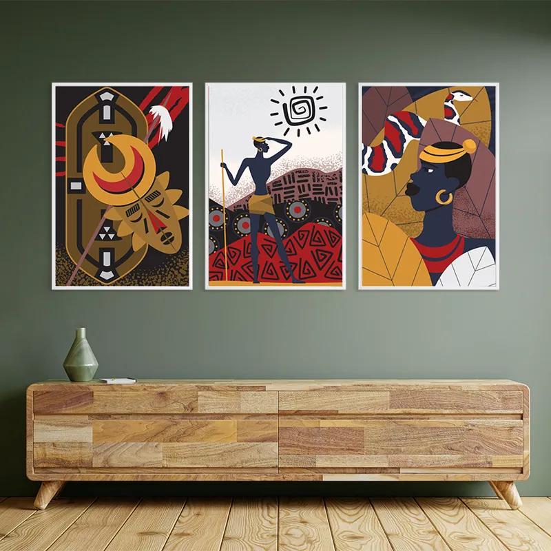 Tablou Multicanvas Hunters Set mockup 2