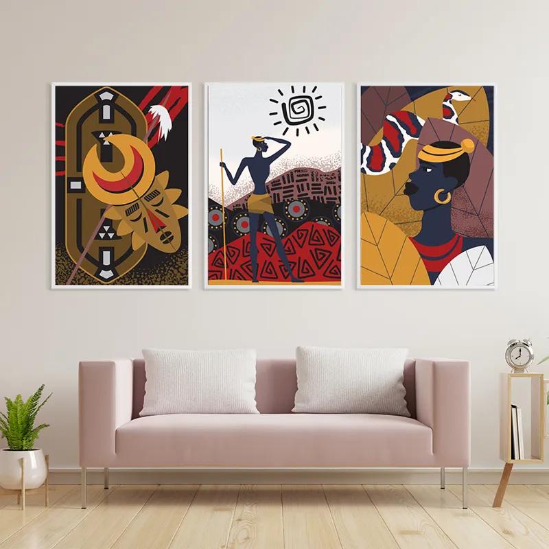 Tablou Multicanvas Hunters Set mockup 3