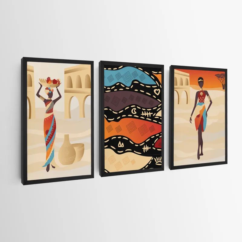 African Woman Set mockup 0