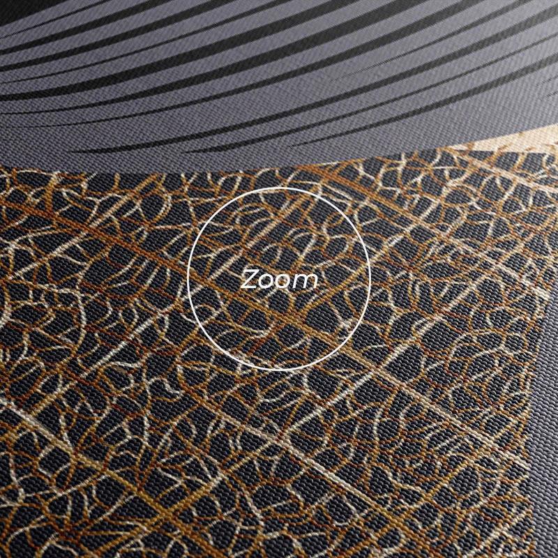 Tablou Multicanvas Blacknd Gold Flower mockup 1