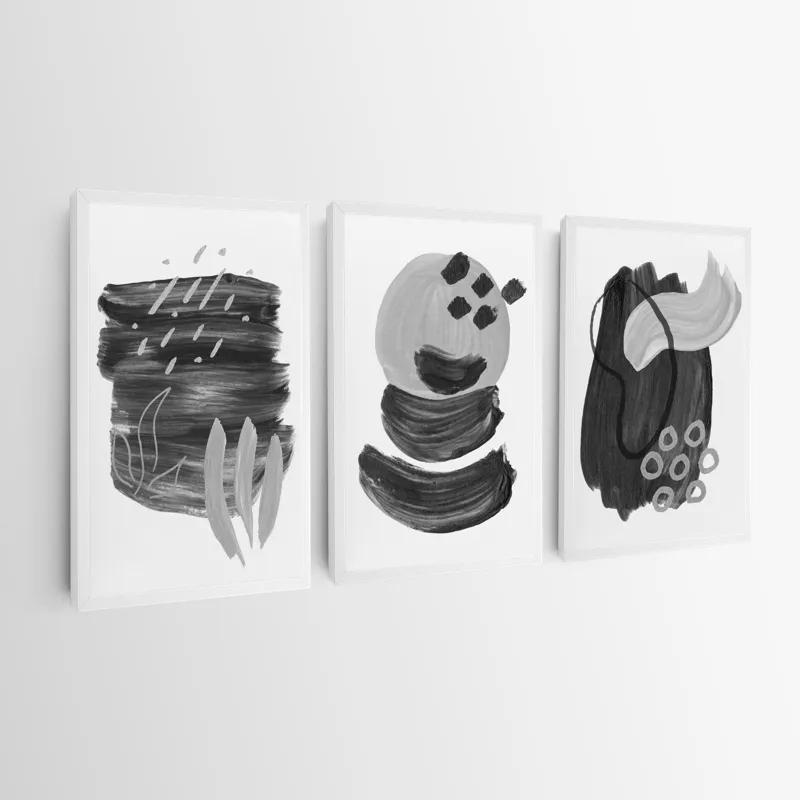 Tablou Multicanvas Minimalist Grey mockup 0