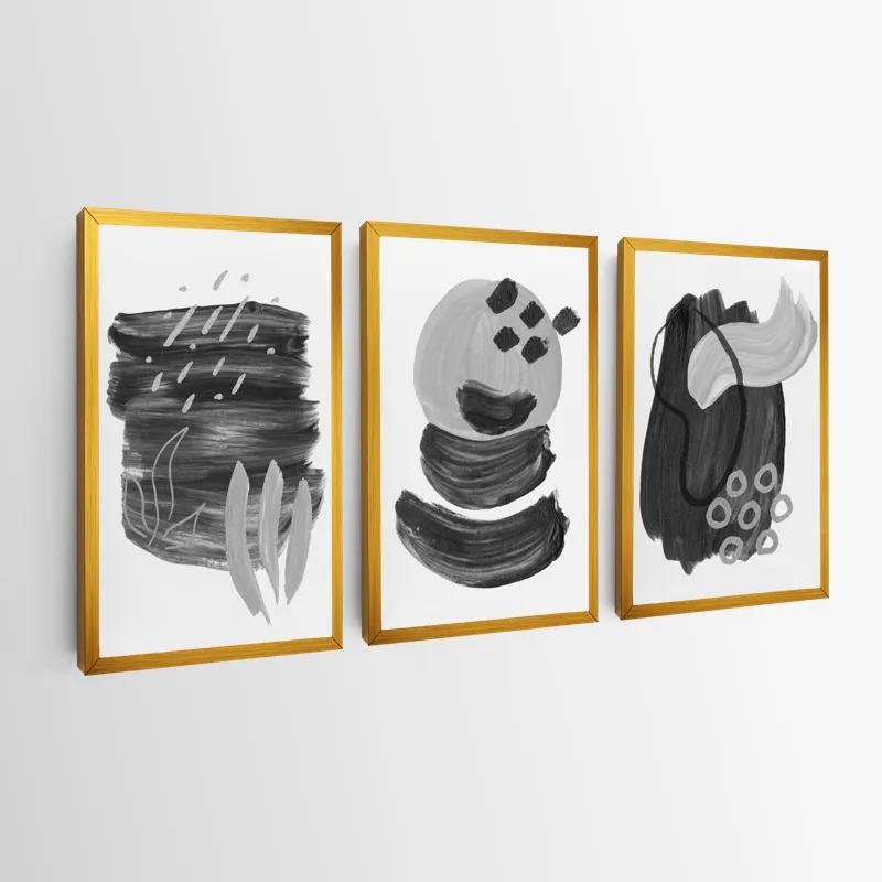 Tablou Multicanvas Minimalist Grey mockup 0