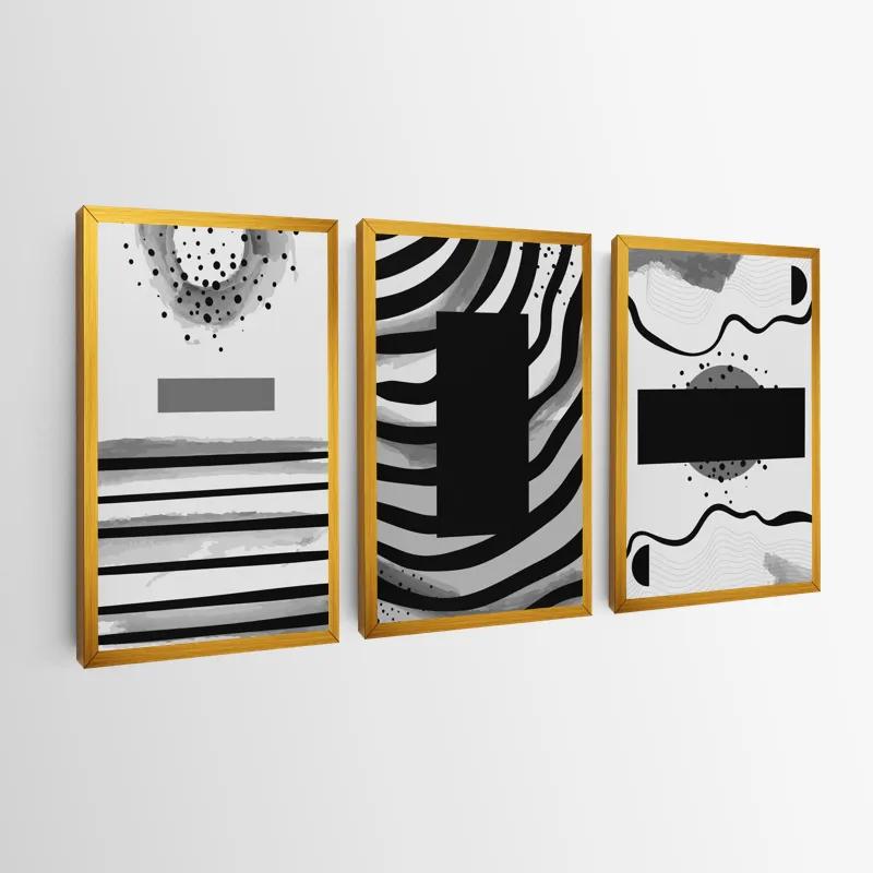 Tablou Multicanvas Zebra Color Set mockup 0