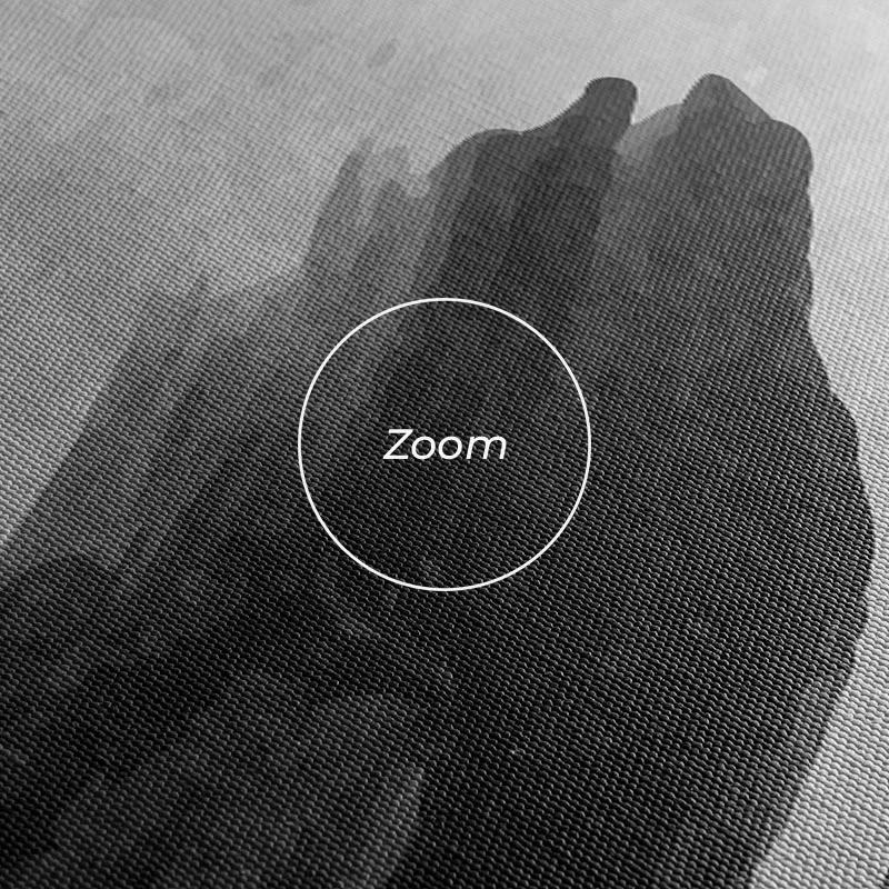 Tablou Multicanvas Minimalist Grey mockup 1