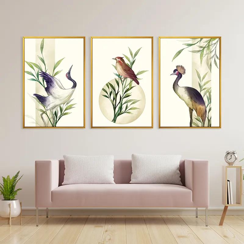 Tablou Multicanvas Asiaticirds Set mockup 3