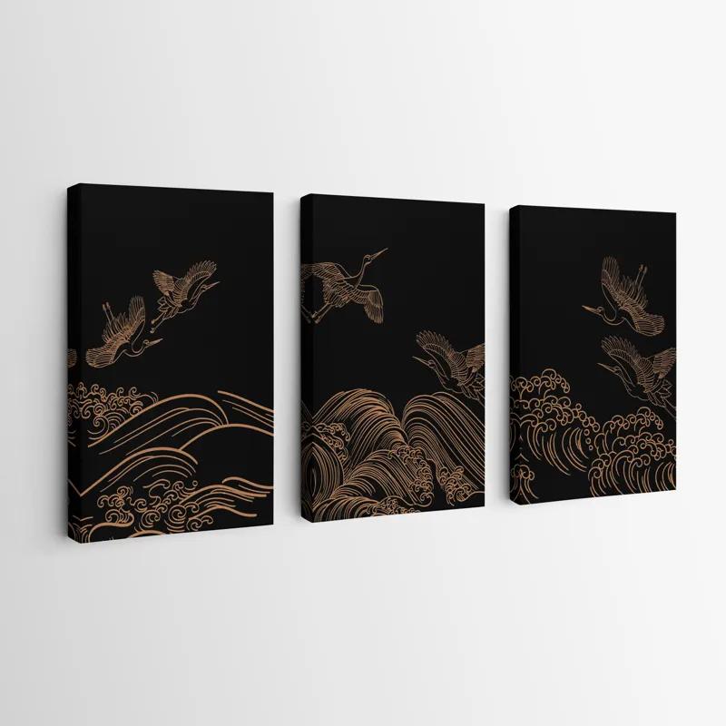 Tablou Multicanvas Goldird Set mockup 0