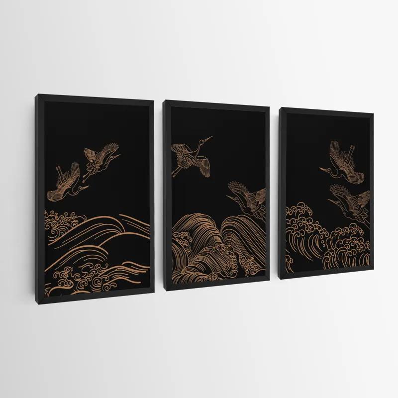 Tablou Multicanvas Goldird Set mockup 0