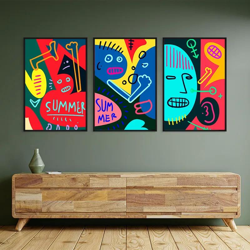 Tablou Multicanvas Summer Collage mockup 2