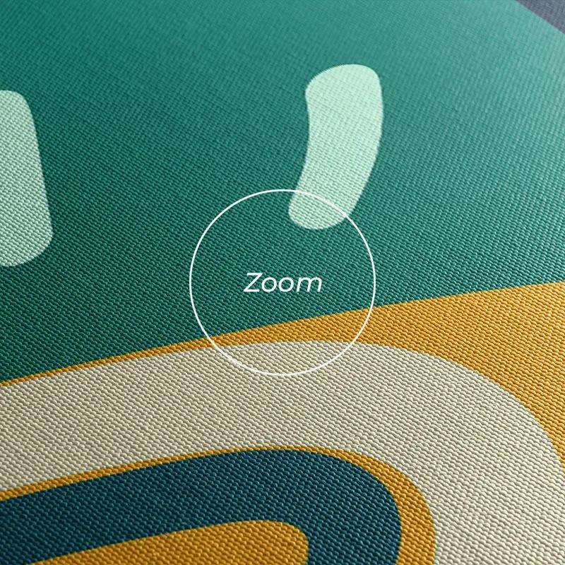 Tablou Multicanvas Colorful Face Set mockup 1