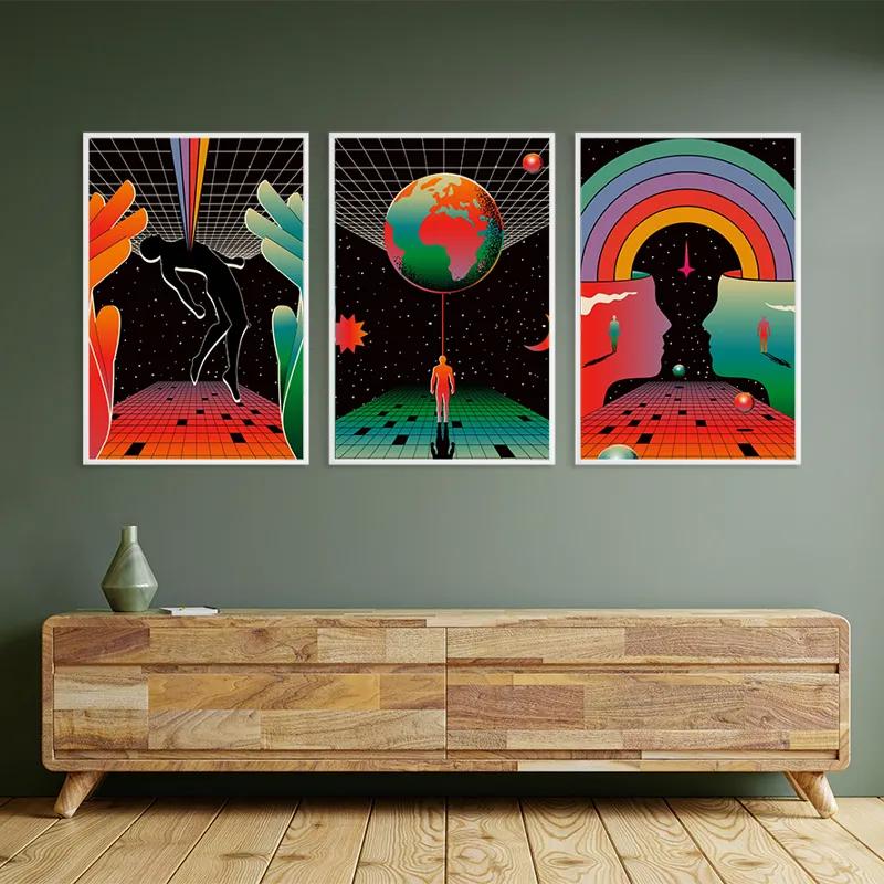 Tablou Multicanvas Cosmos Poster mockup 2