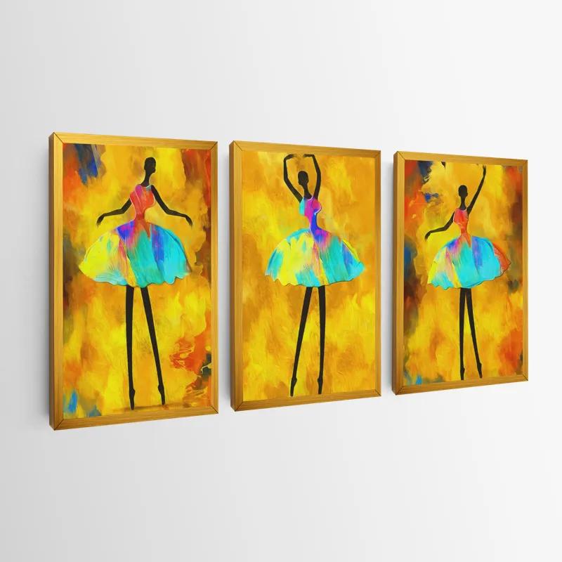 Tablou Multicanvas Paintedallerina mockup 0