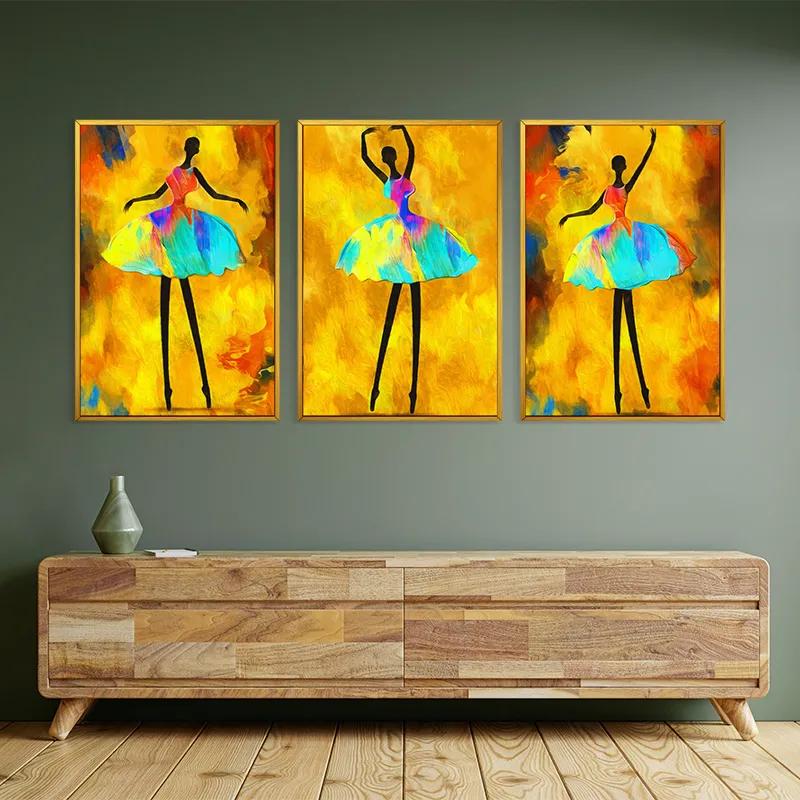 Tablou Multicanvas Paintedallerina mockup 2