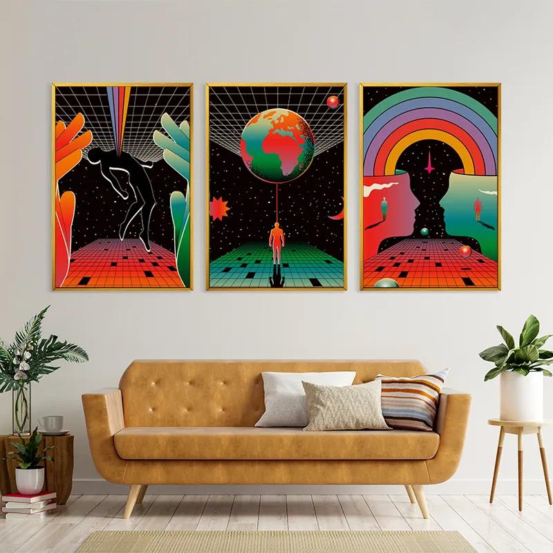 Tablou Multicanvas Cosmos Poster mockup 4