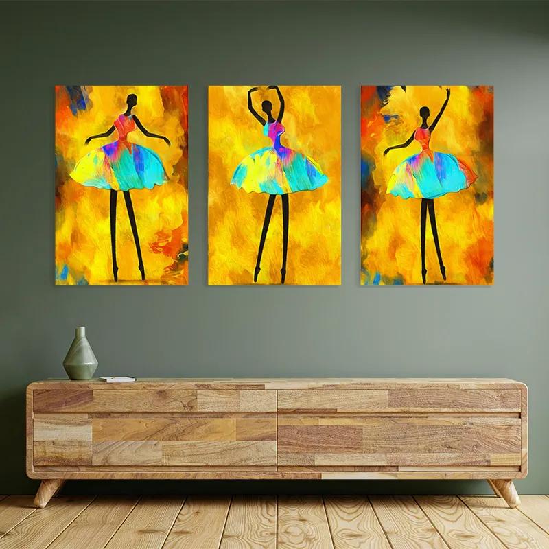 Tablou Multicanvas Paintedallerina mockup 2