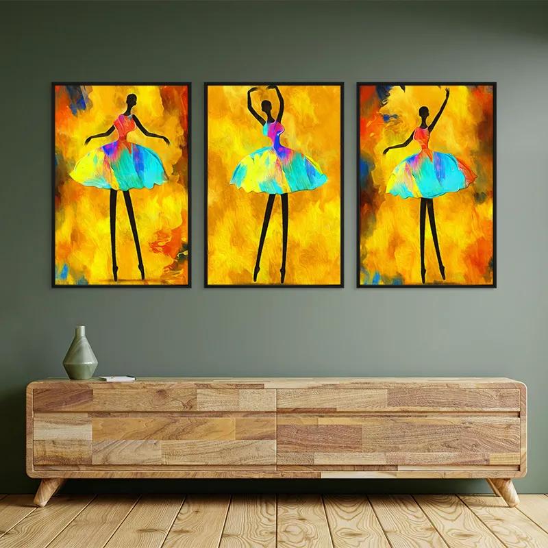 Tablou Multicanvas Paintedallerina mockup 2