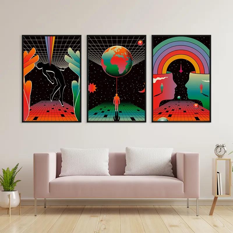 Tablou Multicanvas Cosmos Poster mockup 3