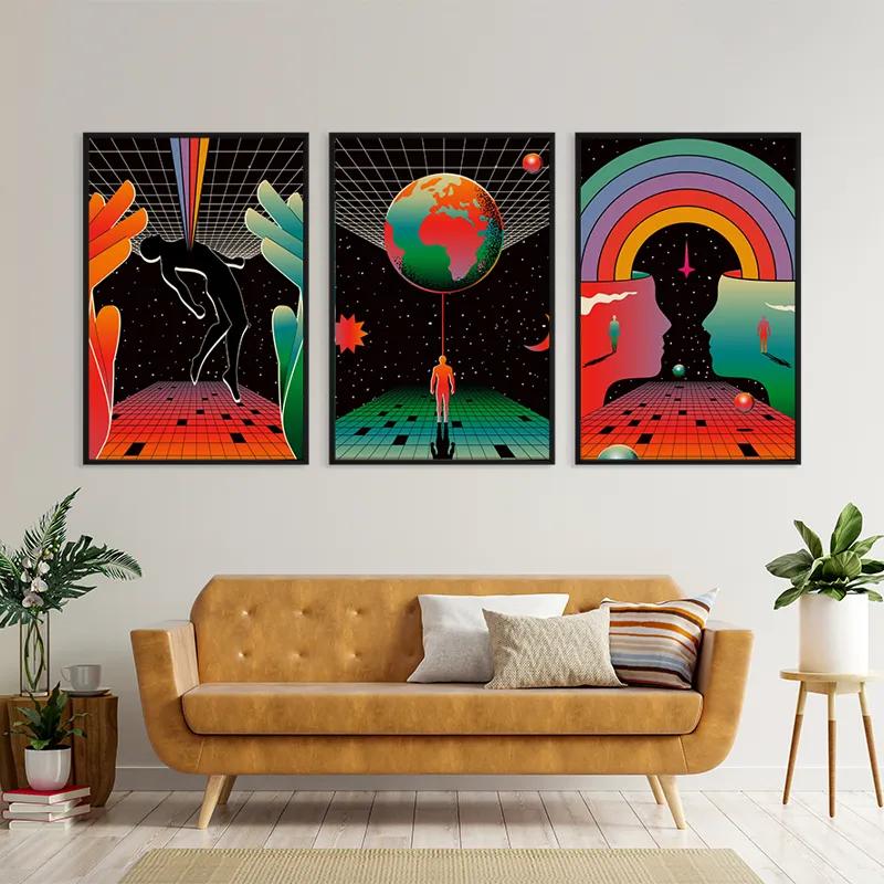 Tablou Multicanvas Cosmos Poster mockup 4