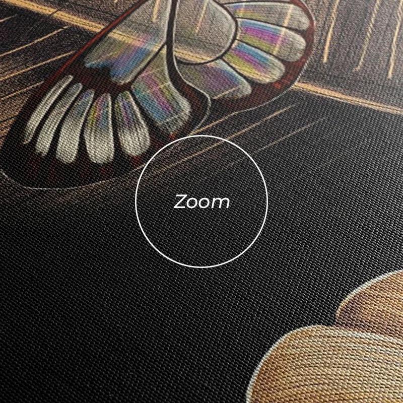 Tablou Multicanvas Golden Flower Girls mockup 1