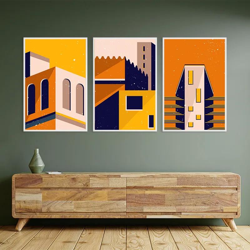 Tablou Multicanvas Sunset Home Set mockup 2