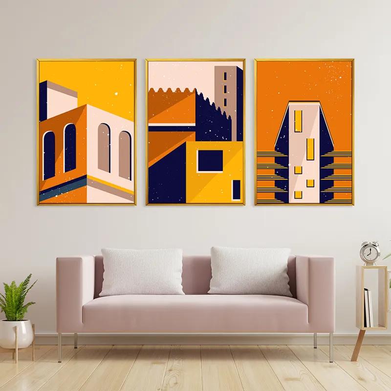 Tablou Multicanvas Sunset Home Set mockup 3