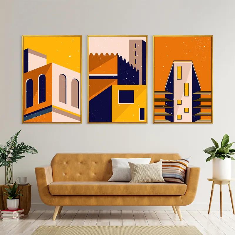 Tablou Multicanvas Sunset Home Set mockup 4