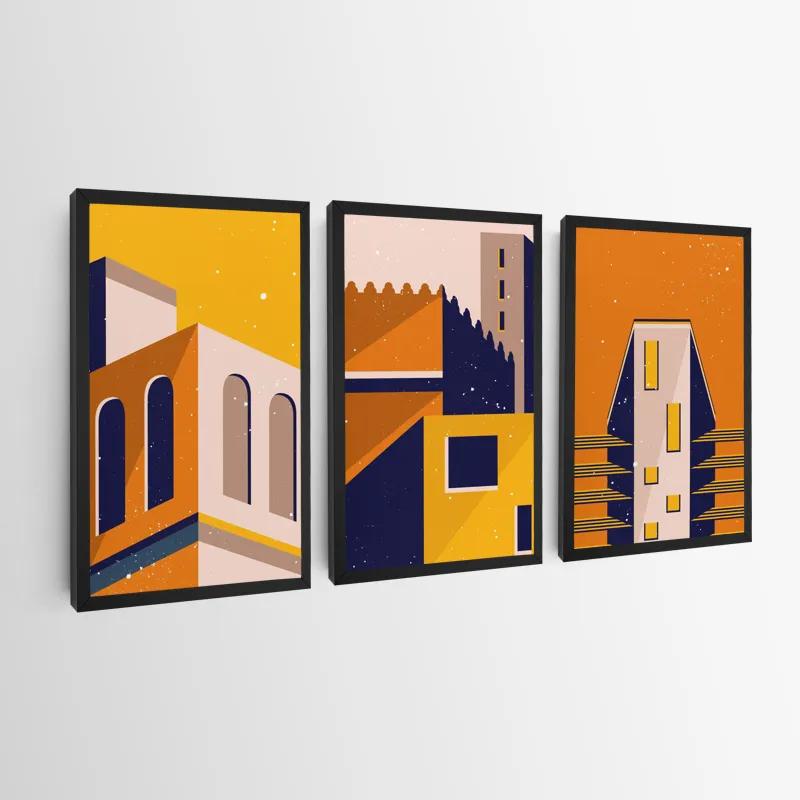 Tablou Multicanvas Sunset Home Set mockup 0