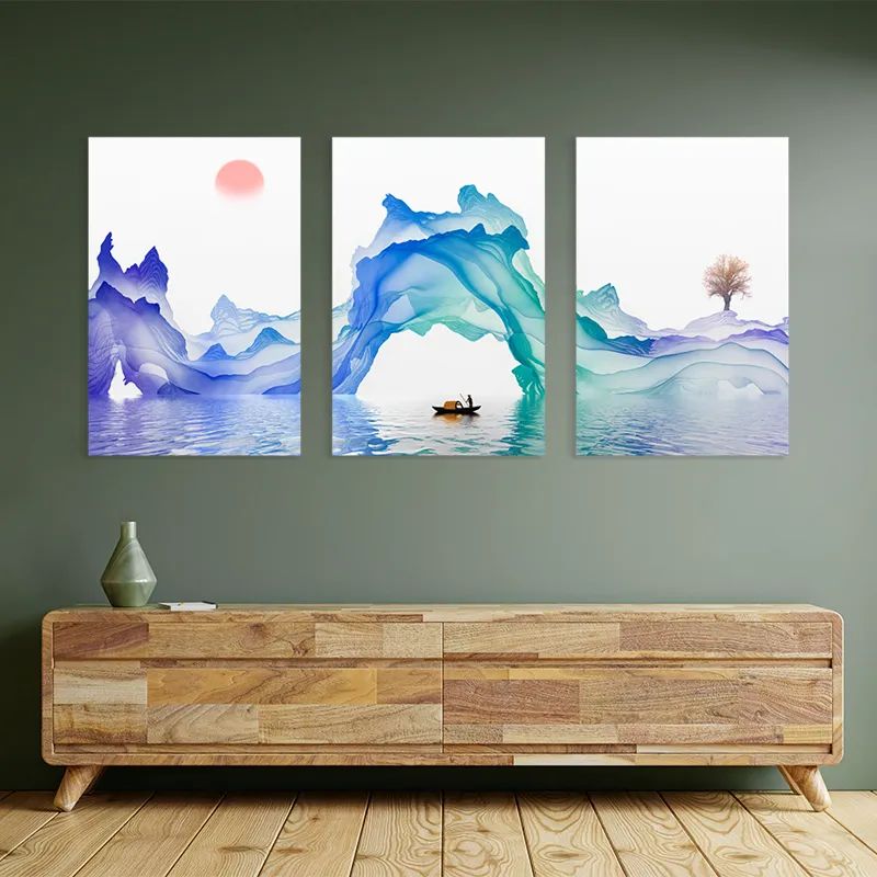 Abstract Purple Lake mockup 2