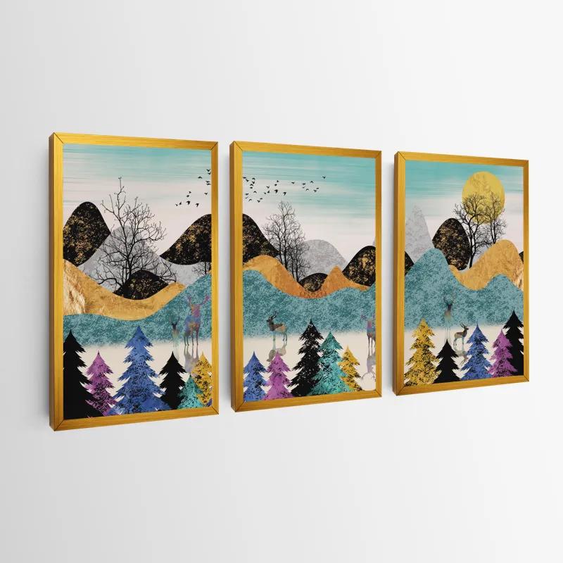 Tablou Multicanvas Color Mountain mockup 0