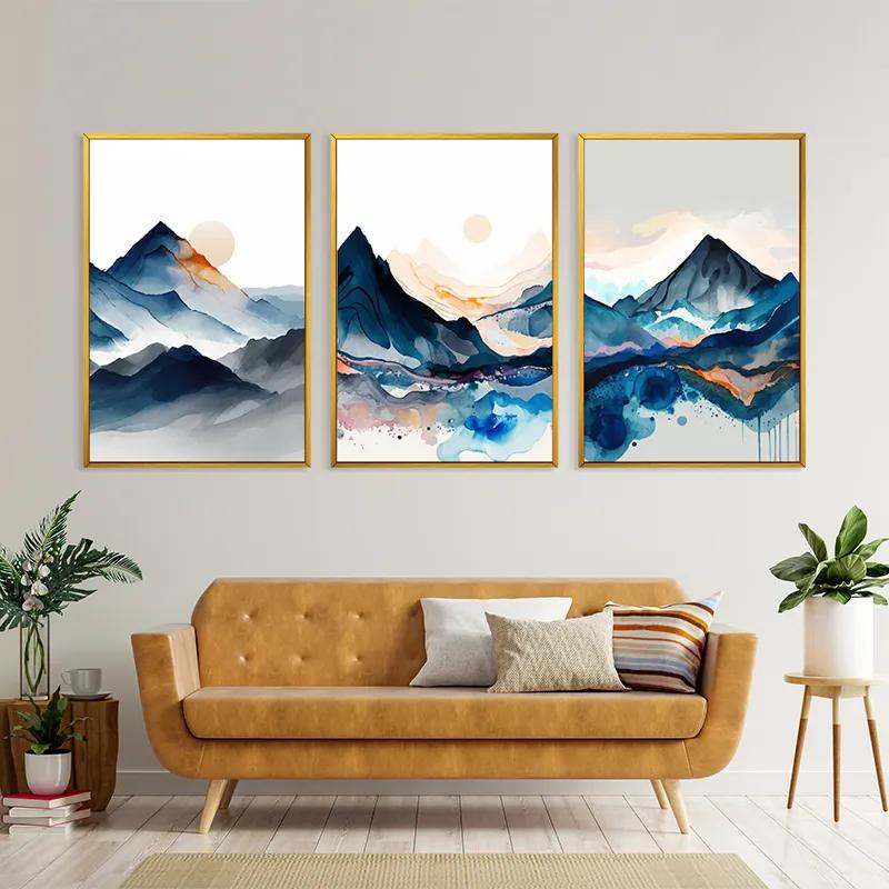 Tablou Multicanvas Paintinglue Mountain mockup 4