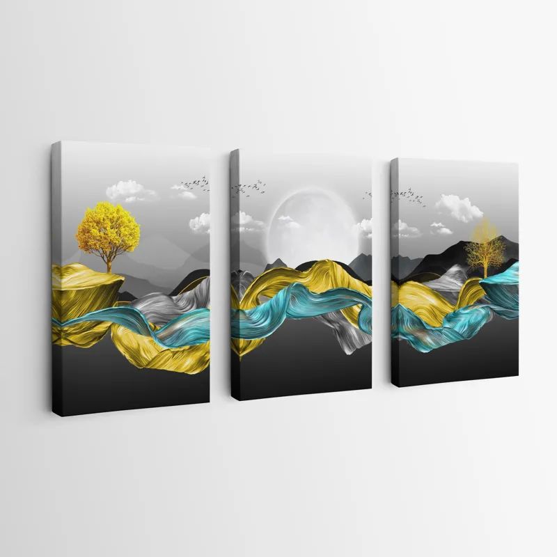 Gold Mountain Waves mockup 0