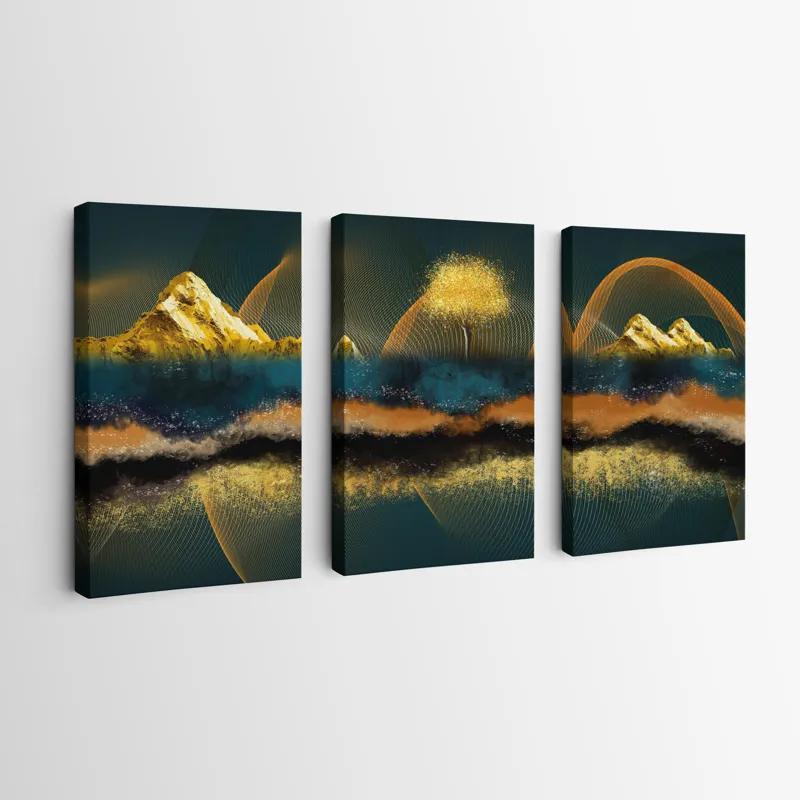 Tablou Multicanvas Mountain Waves mockup 0