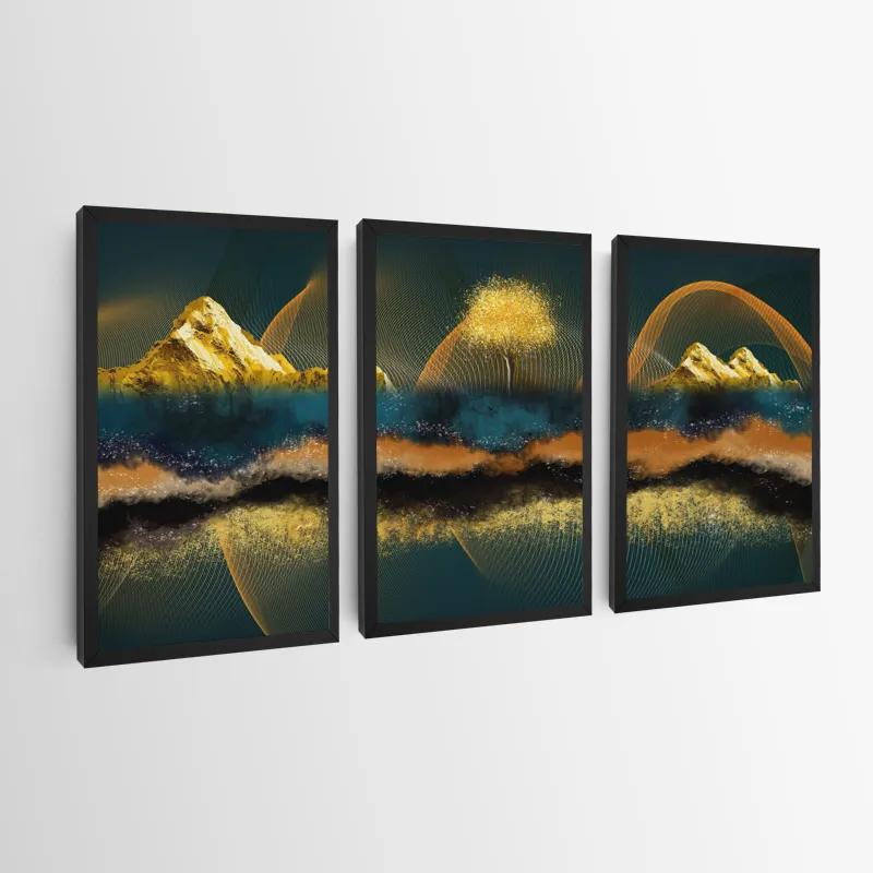 Tablou Multicanvas Mountain Waves mockup 0