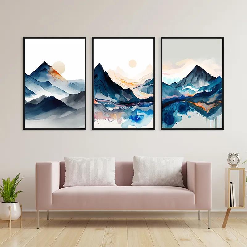 Tablou Multicanvas Paintinglue Mountain mockup 3