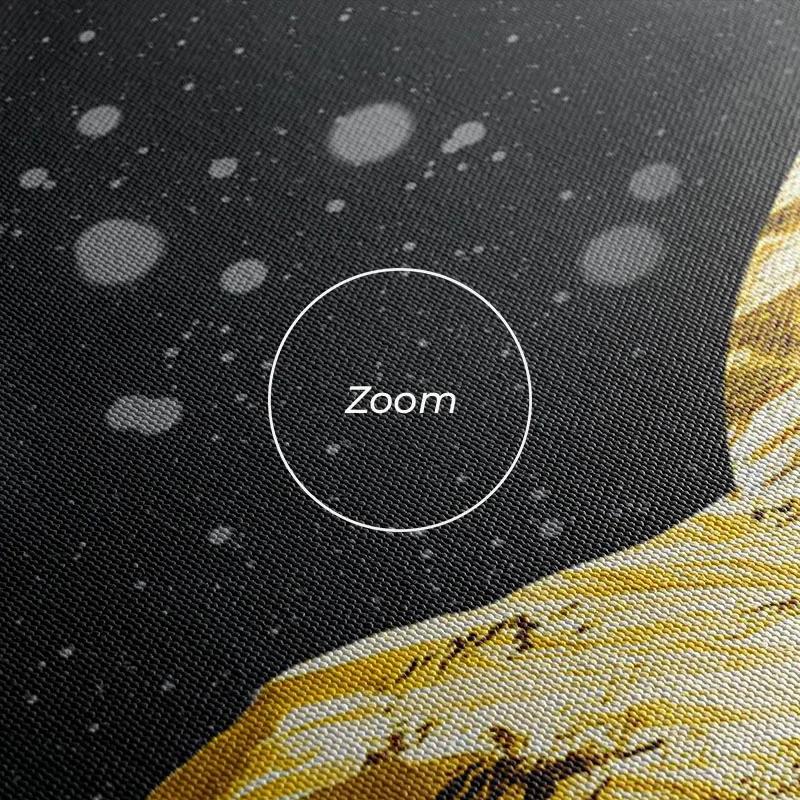 Tablou Multicanvas Bluend Gold Mountains mockup 1