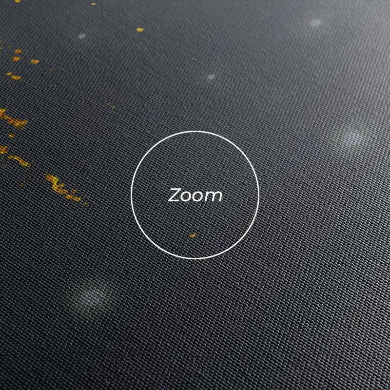 Tablou Multicanvas Golden Deer mockup 1