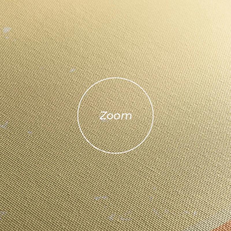 Tablou Multicanvas Orange Mountain Set mockup 1