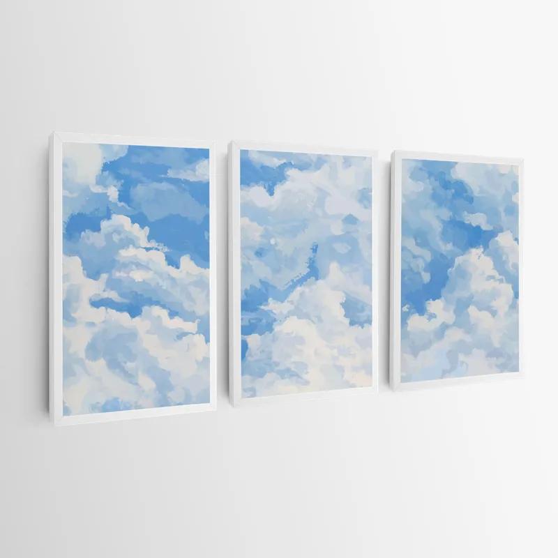 Tablou Multicanvas Clouds Set mockup 0