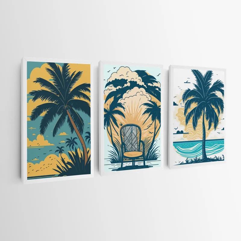 Palm Tree Set mockup 0