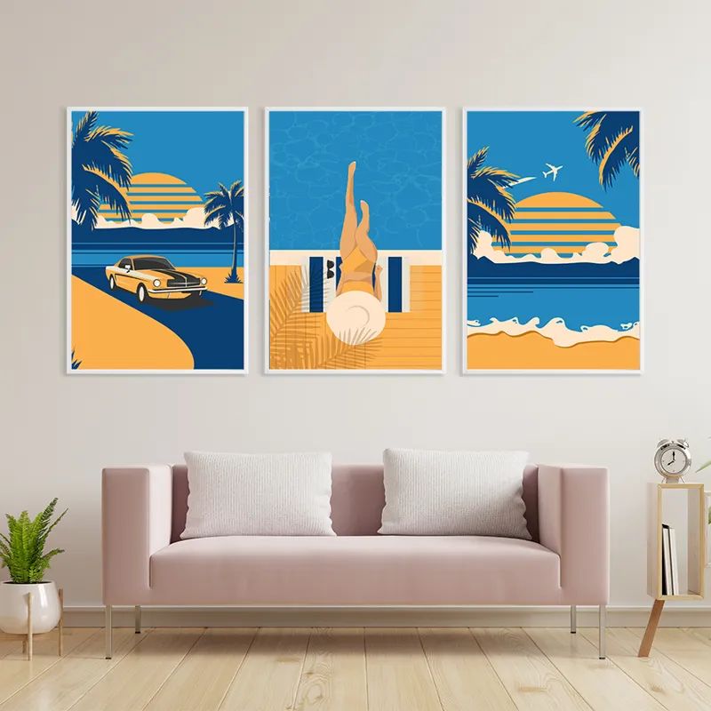 Summer Retro Set mockup 3