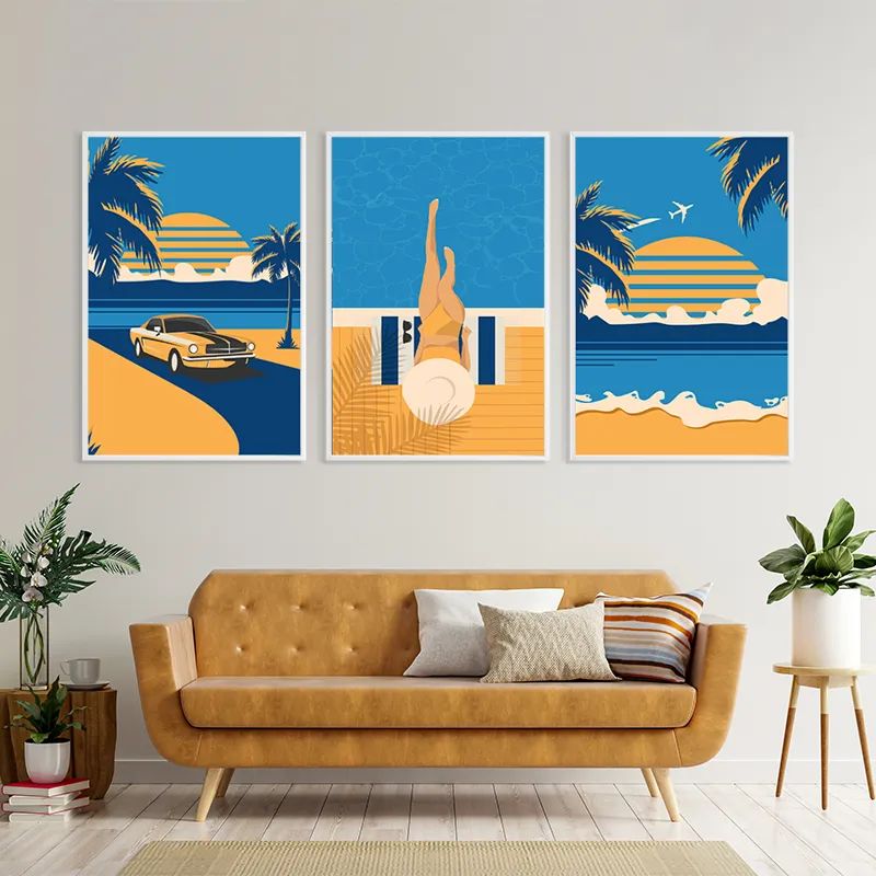 Summer Retro Set mockup 4