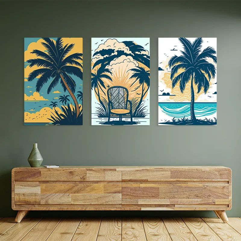 Palm Tree Set mockup 2